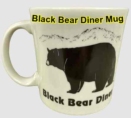 black bear diner mug