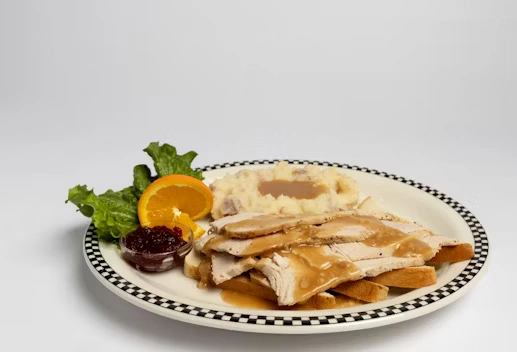 Open-Faced Turkey Sandwich