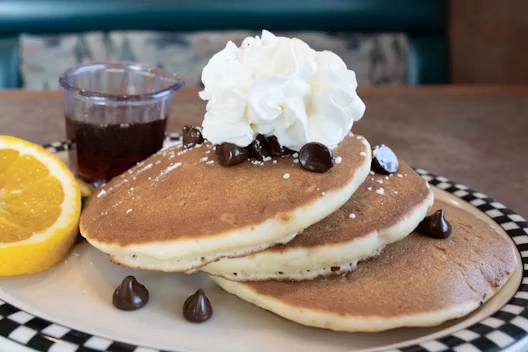 Cubs Chocolate Chip Pancakes

