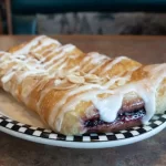 Fresh Baked Bear Claw, Blackberry Filled